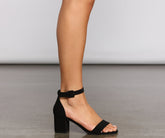 Chic Basic Wide-Fit Block Heels Sai Feel